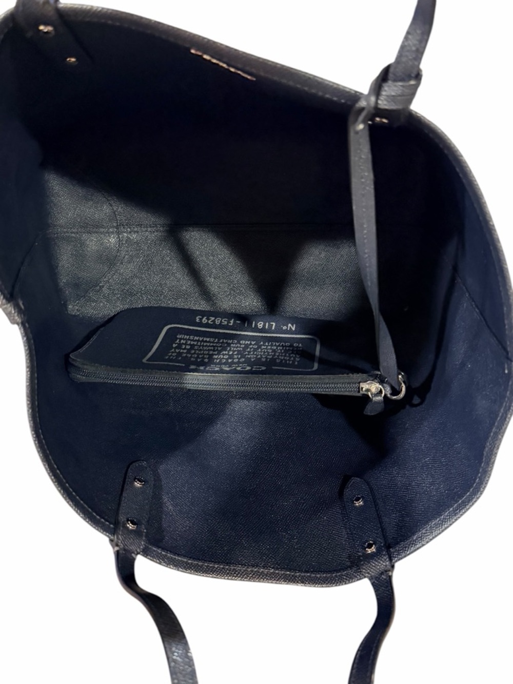 Coach Reversible City Tote in Signature Canvas Style F58293 - Picture 8 of 10